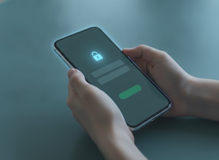 Signing in to a WINMY account on a phone